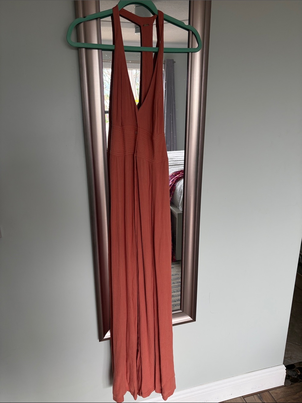 Free People Rust Orange Sleeveless Maxi Dress